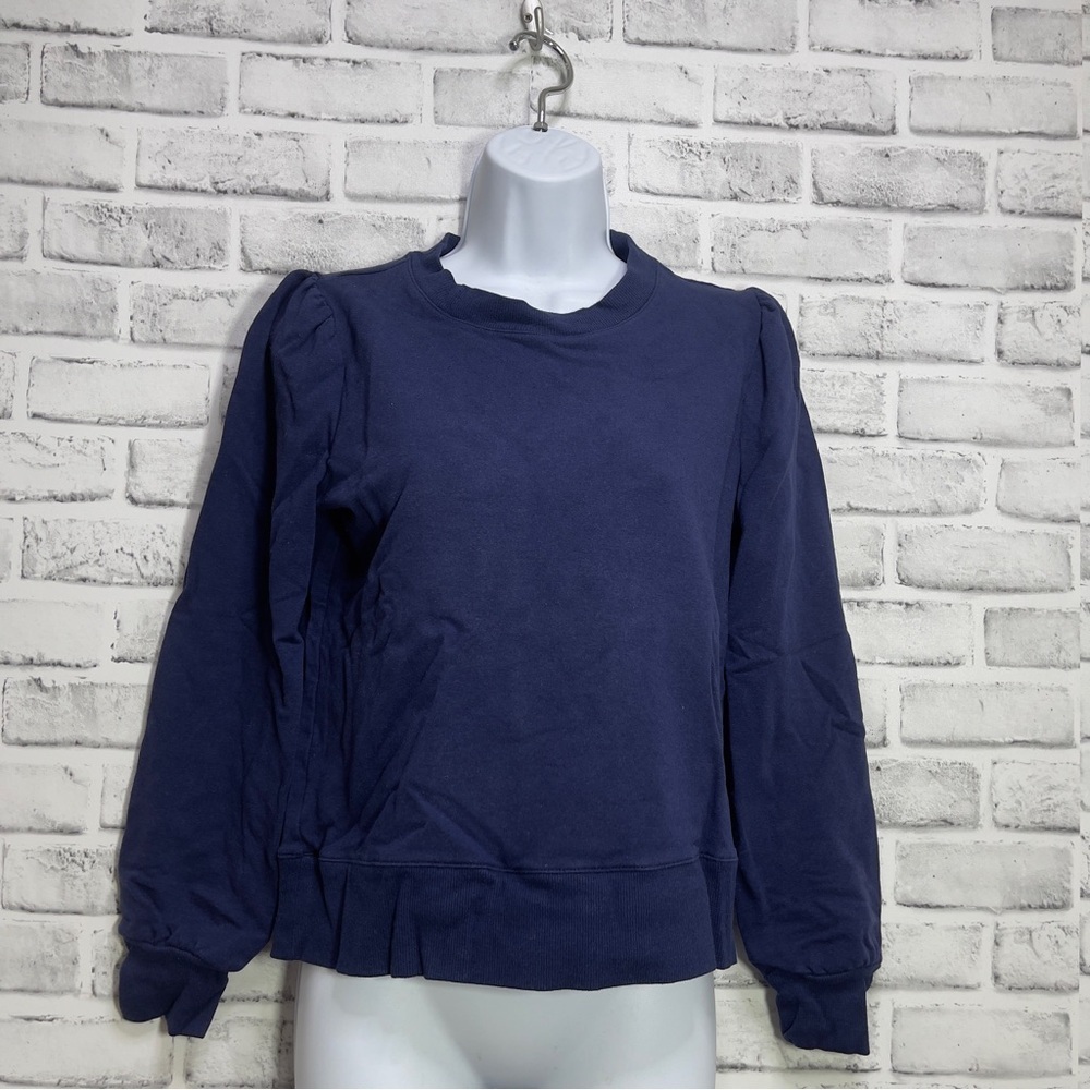 Maison Jules Womens Blouson-Sleeve Sweatshirt Medium - Picture 2 of 7